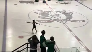Kara’s Christmas Performance at Anaheim Ice
