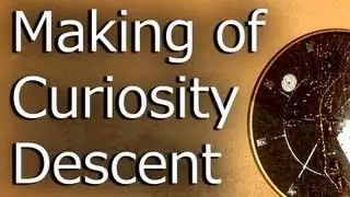 Making of the motion-flow interpolated Mars Curiosity descent video