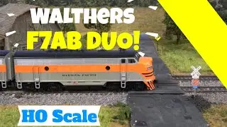 Walthers HO Scale F7 A-B Diesel Duo | Classic Power Review + Running Shots & Details