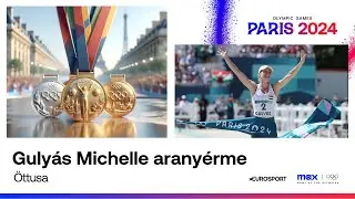 Olimpia 2024 | Guly&aacute;s Michelle arany&eacute;rme &ouml;ttus&aacute;ban