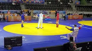 71 kg. Foulon Maxence (FRA) vs Luka Perkovic (SLO), European Sambo Championship 2023 - Haifa (ISR)