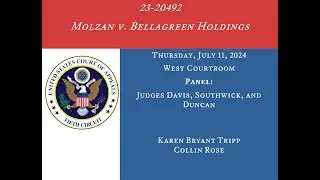 23-20492 Molzan v. Bellagreen Holdings, Thursday, July 11, 2024
