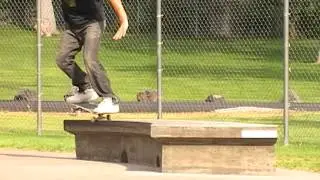 Brad Beech Skateboarding The Brock Cherry Ledge