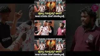 Pushpa 2 Crazy Review 🤣 #pushpa2 #crazy #reviews #shorts #alluarjun #kannada #publicreview #pet #new