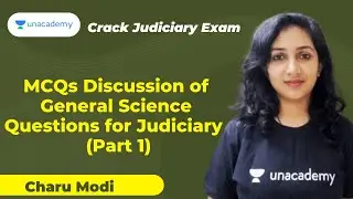 MCQs Discussion of General Science Questions for Judiciary (Part 1) | GS For PCSJ |Charu Modi