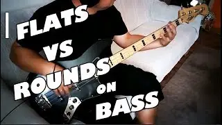 Flatwound vs Roundwound bass strings (Jazz bass)