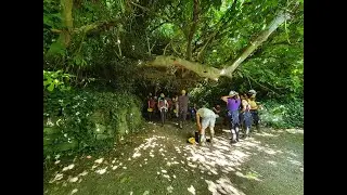 All'emissario di Nemi coi turisti russi