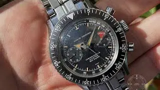 FOR SALE - Nivada CASD Chronograph &ldquo;High Swiss&rdquo; arrow hands, Valjoux 92- www.chrono-scope.ch