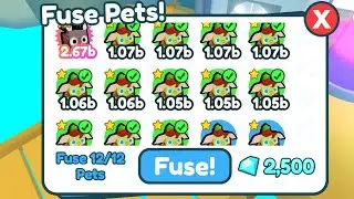 What Happens When you Fuse 12 Festive Elf (Pet Simulator X Roblox)