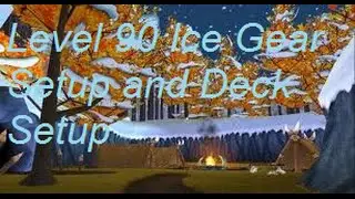 Wizard101 Level 90 Ice Gear and Deck Setup
