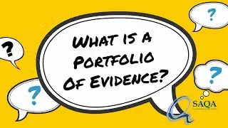 Preparing your Portfolio of Evidence