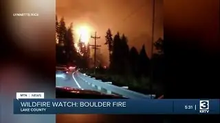 Lake County fire destroys structures