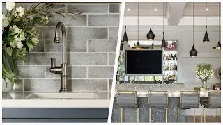 75 Coastal Gray Home Bar Design Ideas You'll Love 🔴