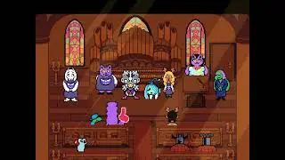 Deltarune Church Scene