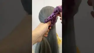 DailyBraidingTutorial #hairstyle #ladies #viral #hairtutorial #bunhairstyle #viralvideo #beauty