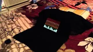 LED Sound activated music light up t-shirt
