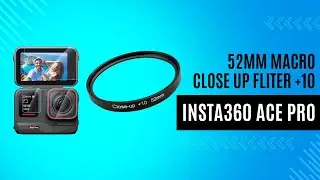 52mm Macro Close Up Filter +10 Diopter Insta360 Ace Pro