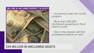 Illinois State Treasurer: $34M of unclaimed assets in Rock Island County