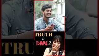 Truth or Dare ft. Masoom Shankar😨 #shorts #masoomshankar