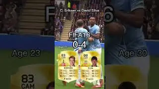 Christian Eriksen vs David Silva【FIFA OVR Compilation】エリクセンvsダビトシウバ