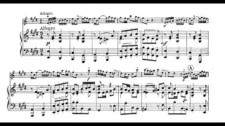 Georg Friedrich H&auml;ndel - Allegro (Violin Sonata in E major, HWV 373) | Piano Accompaniment