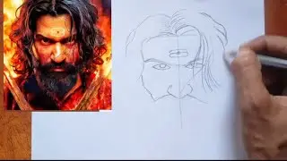 Vicky kaushal drawing chhaava | Chhatrapati Sambhaji Maharaj ji ki Drawing Easy step by step