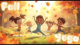 🍁 Fall Yoga for Kids | 5-Minute Mindful Movement Adventure 🌻🦉