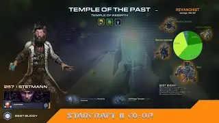 Temple of Rebirth (Stetmann P2 Solo) - StarCraft II Co-op Mutation (Brutal)