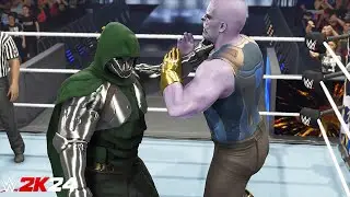 Dr. Doom Vs Thanos | Ironman Match - WWE 2K24 - PS5 [4K 60FPS]