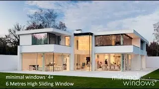 minimal windows&reg; 4+ 6 Metres Sliding Window Installation