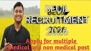 BECIL Multiple Posts Recruitment 2026 Notification Out &ndash; Apply Offline for 78+ Vacancies