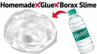 How to make Water and Sugar Slime at home Without Glue Borax and Activator/Water Slime Making/ASMR