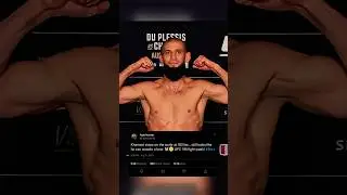 Khamzat Chimaev hits weight at 183lbs 🐺 the storm is coming ⚡ #ufc319 #mma #khamzatchimaev #borz