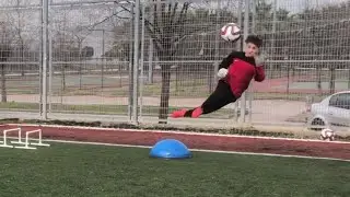 Kaleci antrenmanı