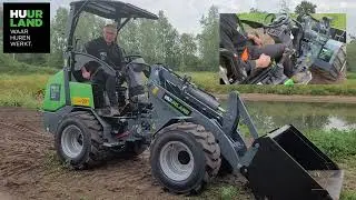 Hoe een elektrische kniklader 2,2 ton besturen - Huurland - Instructievideo