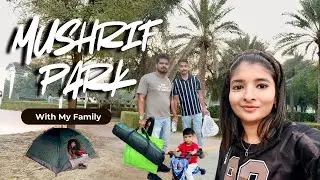 Golden Hour Stories ⛺️ with Family 🏸 at Mushrif Park 