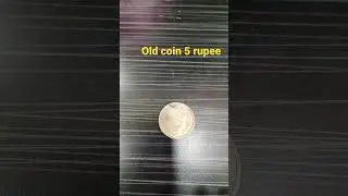 RARE COIN 5 RUPEE JAVAHARALAL NEHARU PHOTO