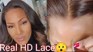 Find The Lace! Real HD Lace Wig Blends Into Skin! Super Fine HD Swiss Lace Wig! | Hairvivi