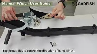 GADFISH Deer Hoist Stand - Manual Winch User Guide