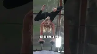 trying the wheel of death!!! @sofiedossi #contortion #stunt #funnychallenge