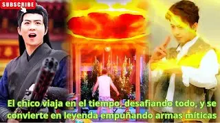 El chico viaja en el tiempo, desafiando todo, y se convierte en leyenda empuñando armas míticas