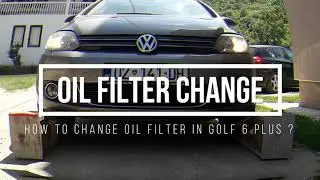 VW Golf 6 (plus) How to Change Oil & Filter (service)?