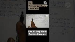 RRB Group D Maths Classes | Railway Group-D Maths Previous Year Question |2025 -2026