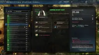 Outfitting Station Walkthrough - New World Beta - What to wear?