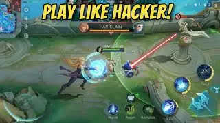Playing moba legend game like hacker 🥵#mlbb #mobilelegends #gyangming #5v5moba#androidgames#raistar 