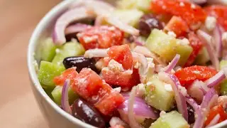 Cucumber, Tomato & Onion Salad