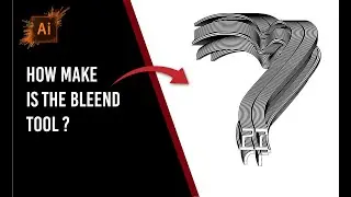 How to Make Illustrator Effect Using Blend Tool