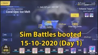 Sim Battles Booted Coral Ops : ice Melt Day - 1