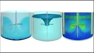 Solid Suspension in mixing tank #CFD #
