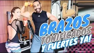 Brazos tonificados y fuertes ya! // Geraldine Bazán